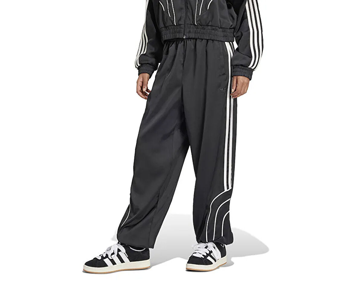 adidas Pıpıng Loose Tp Kadın Günlük Eşofman Altı IW5680 Siyah