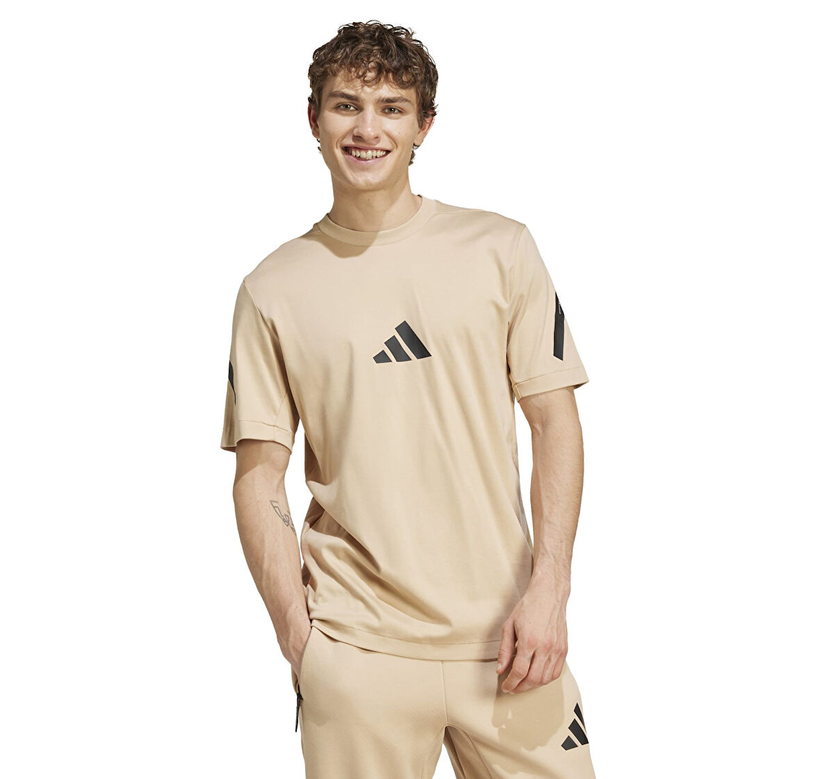 JF2453-E adidas M Z.n.e. Tee Erkek T-Shirt Kahve