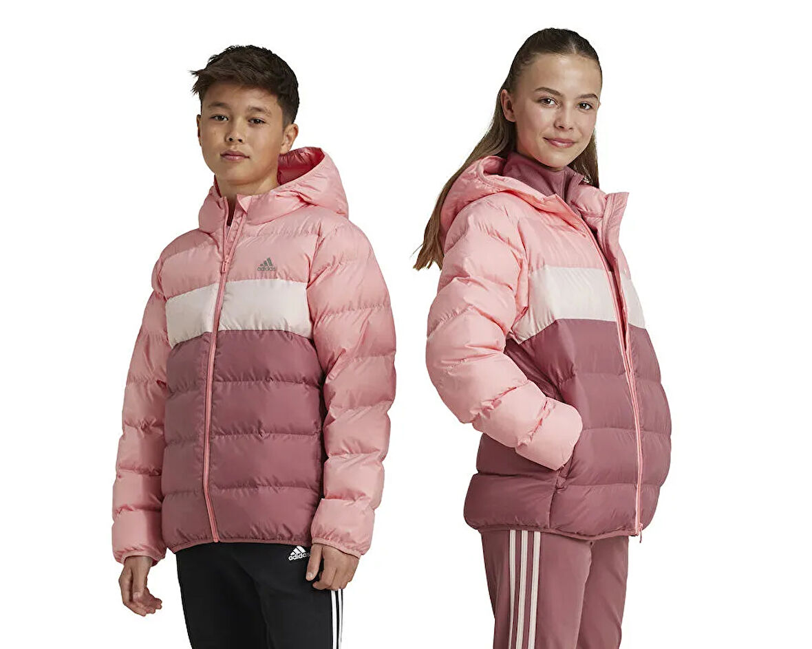 adidas J Sd Jkt Çocuk Günlük Mont IY6916 Pembe