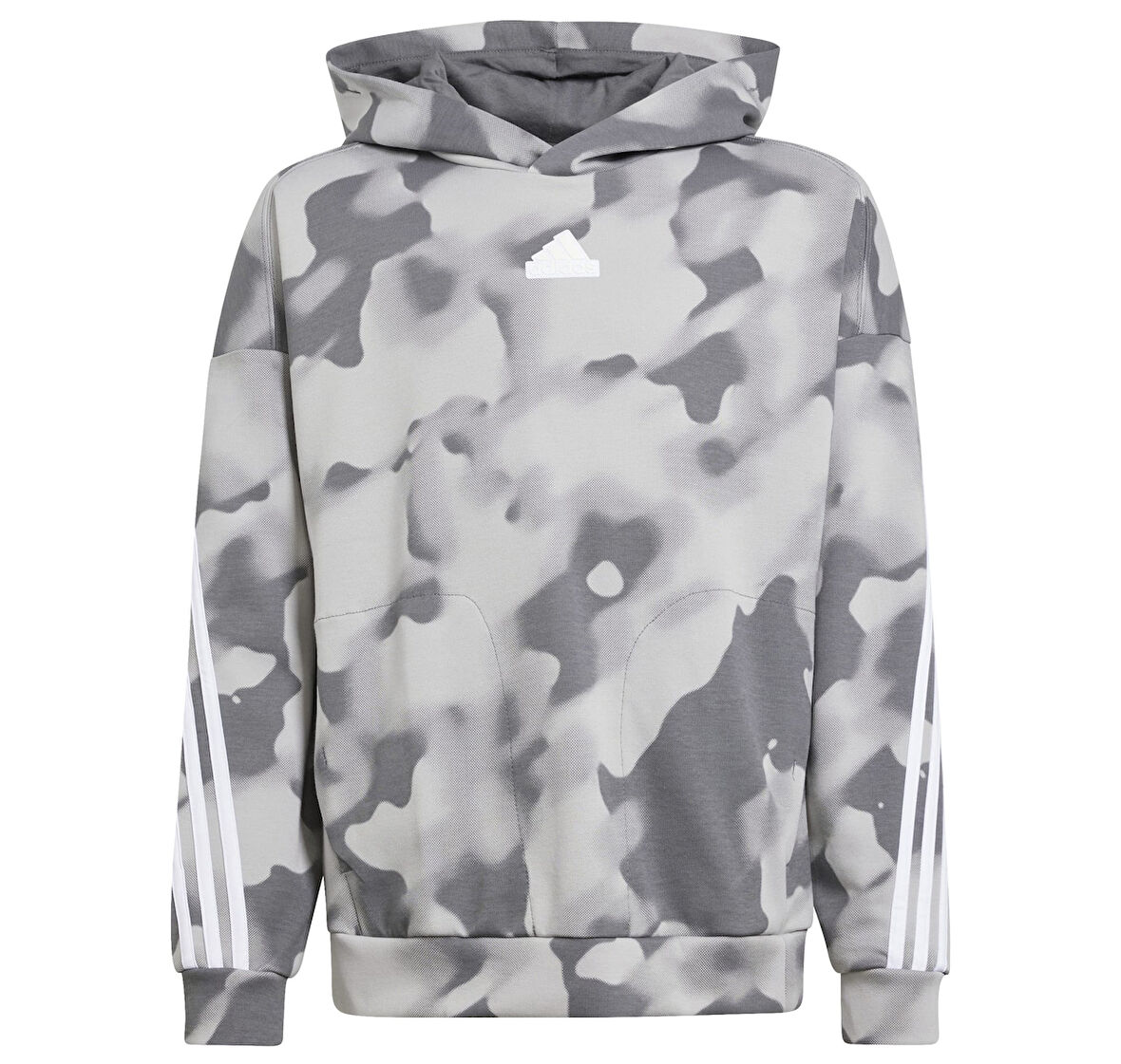 IX3632-C adidas J Fı Aop Hd &amp;Ccedil;ocuk Sweatshirt Gri