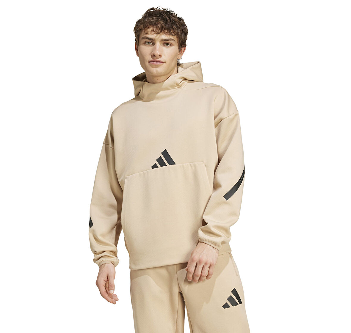 JJ4894-E adidas M Z.n.e. Hd Erkek Sweatshirt Krem