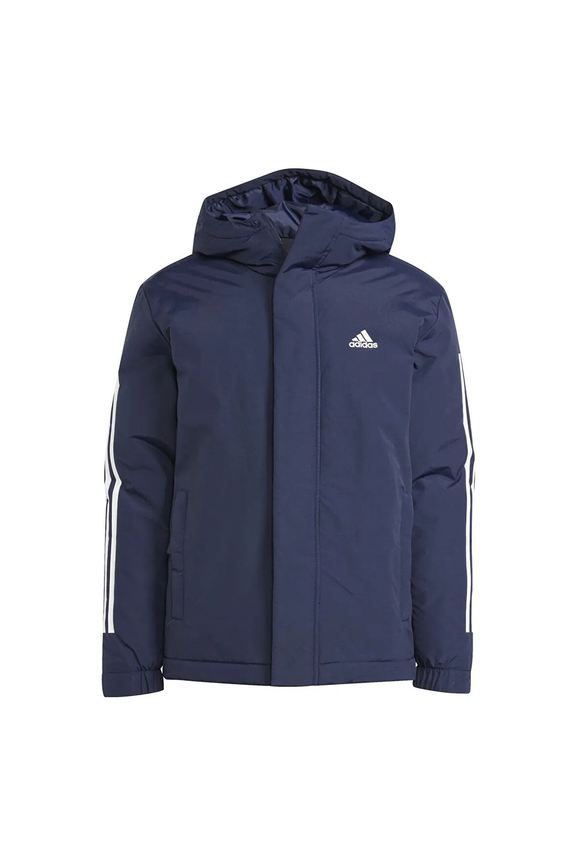 Adidas IX8885 3S Hooded Erkek Spor Mont