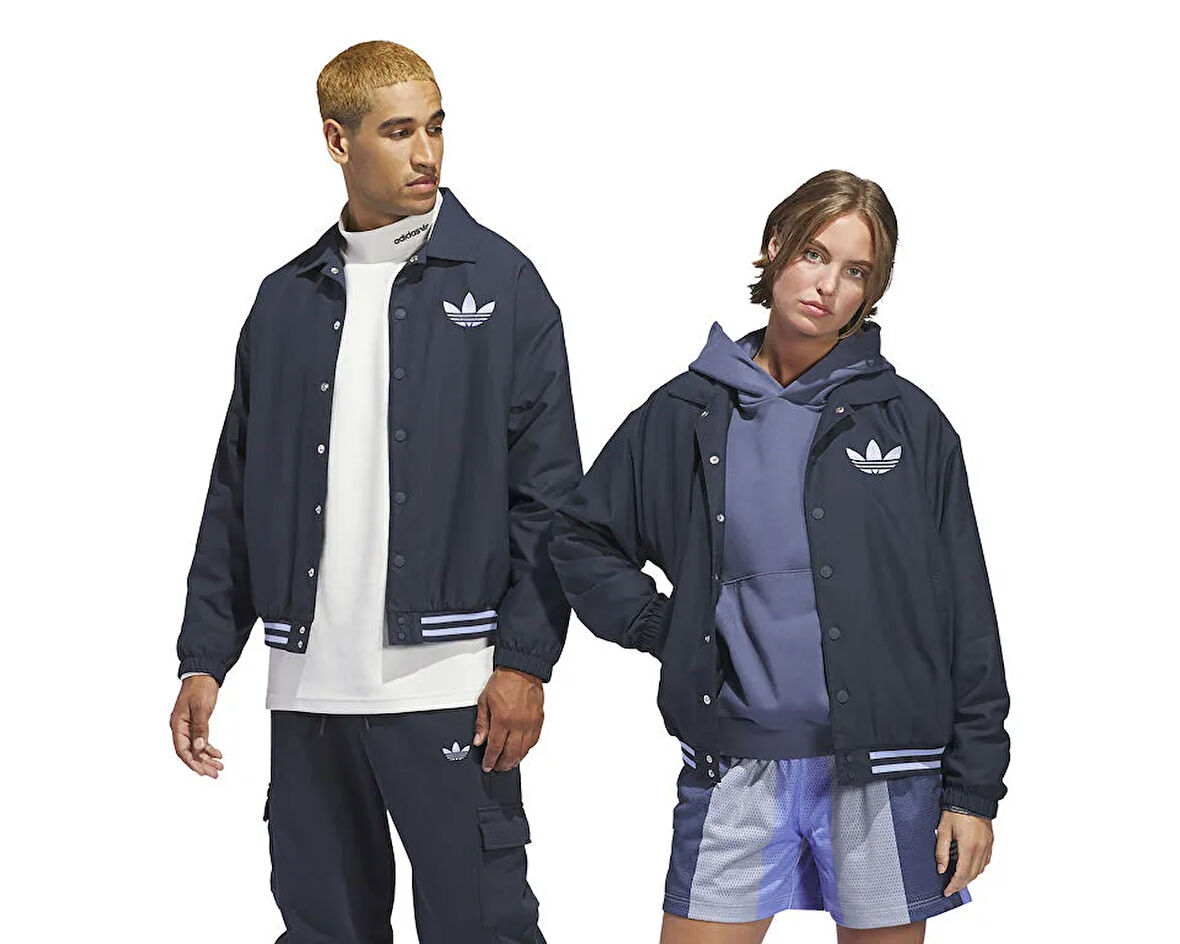 adidas Coach Jacket Unisex Günlük Ceket IY7395 Siyah
