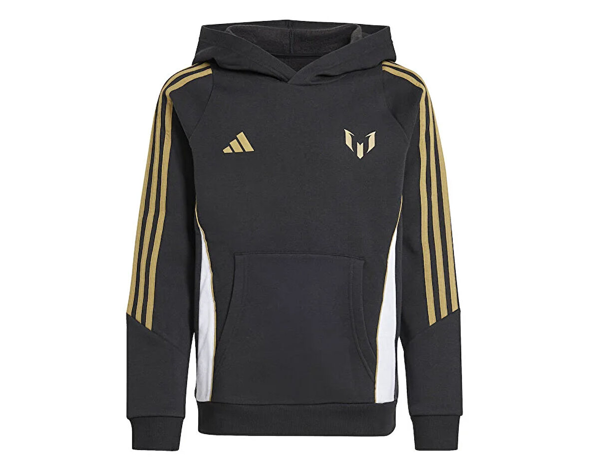 adidas Messi Hoody Y Çocuk Futbol Sweatshirts IZ0576 Siyah