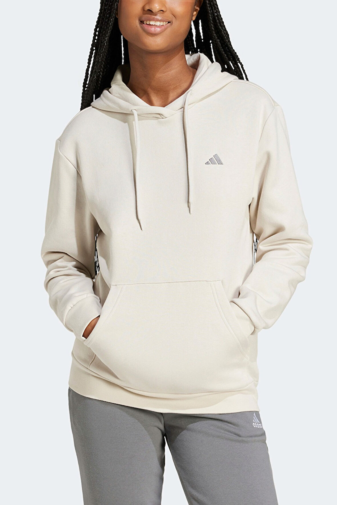 Adidas IY9228 W Sl Fc Hd Kadın Sweatshirt