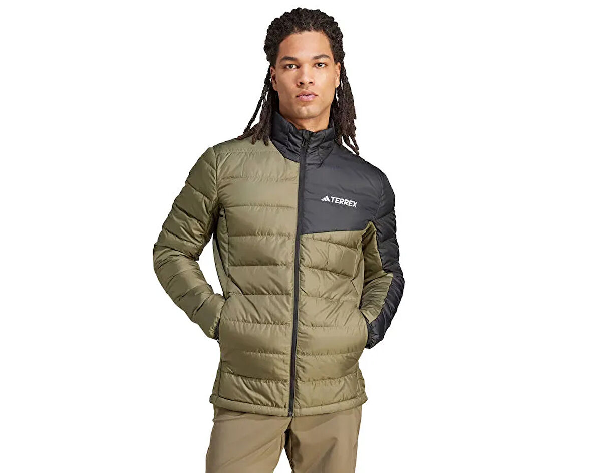 adidas Mt Down Jacket Erkek Günlük Mont JE6711 Haki