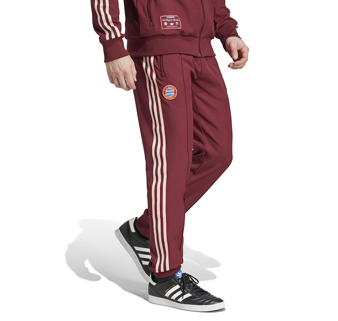 JF0588-E adidas Fc Bayern Icon Tp Erkek Eşofman Altı Bordo