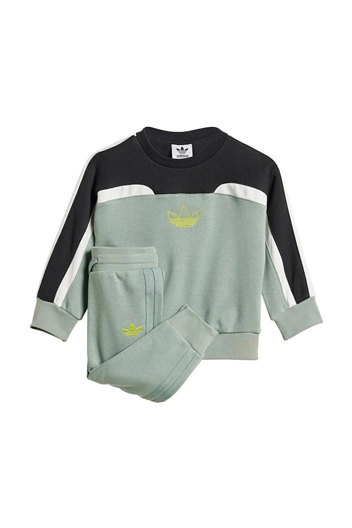 adidas Bebek Yeşil  Eşofman OV CREW SET JC7312