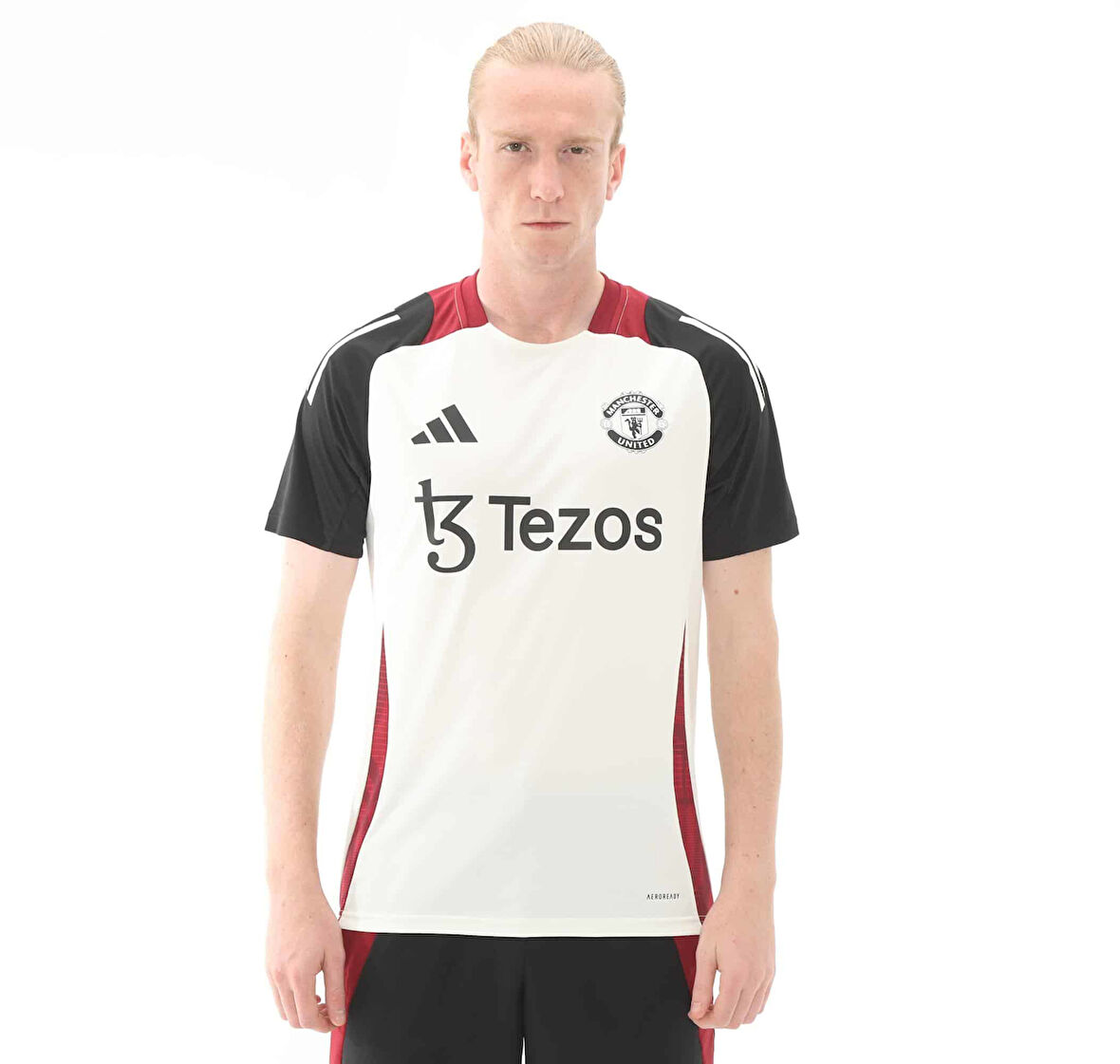 JE3726-E adidas Manchester United Tiro 24 Erkek Forma Beyaz