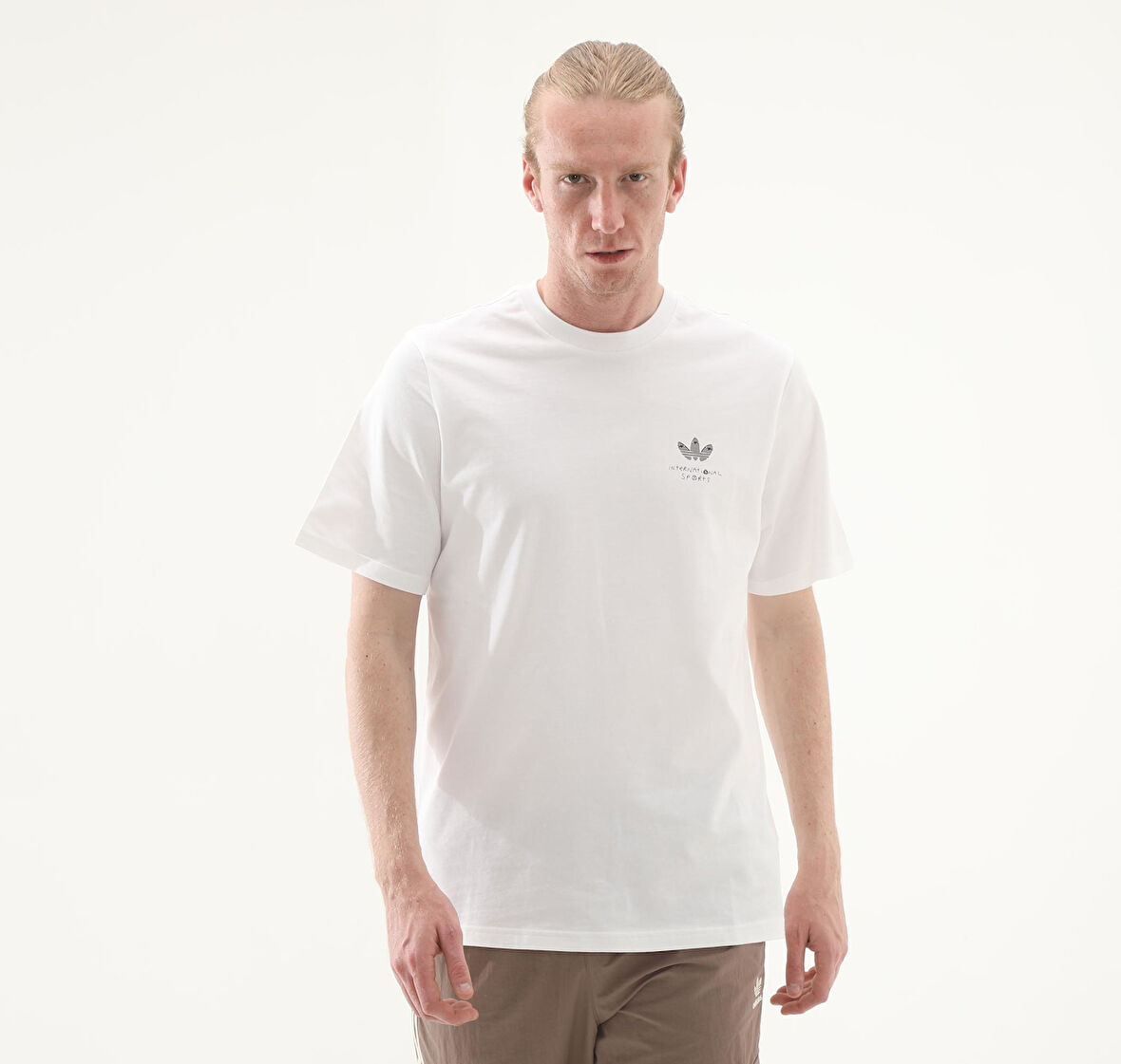 JD2714-E adidas Hj Trash Tee Erkek T-Shirt Beyaz