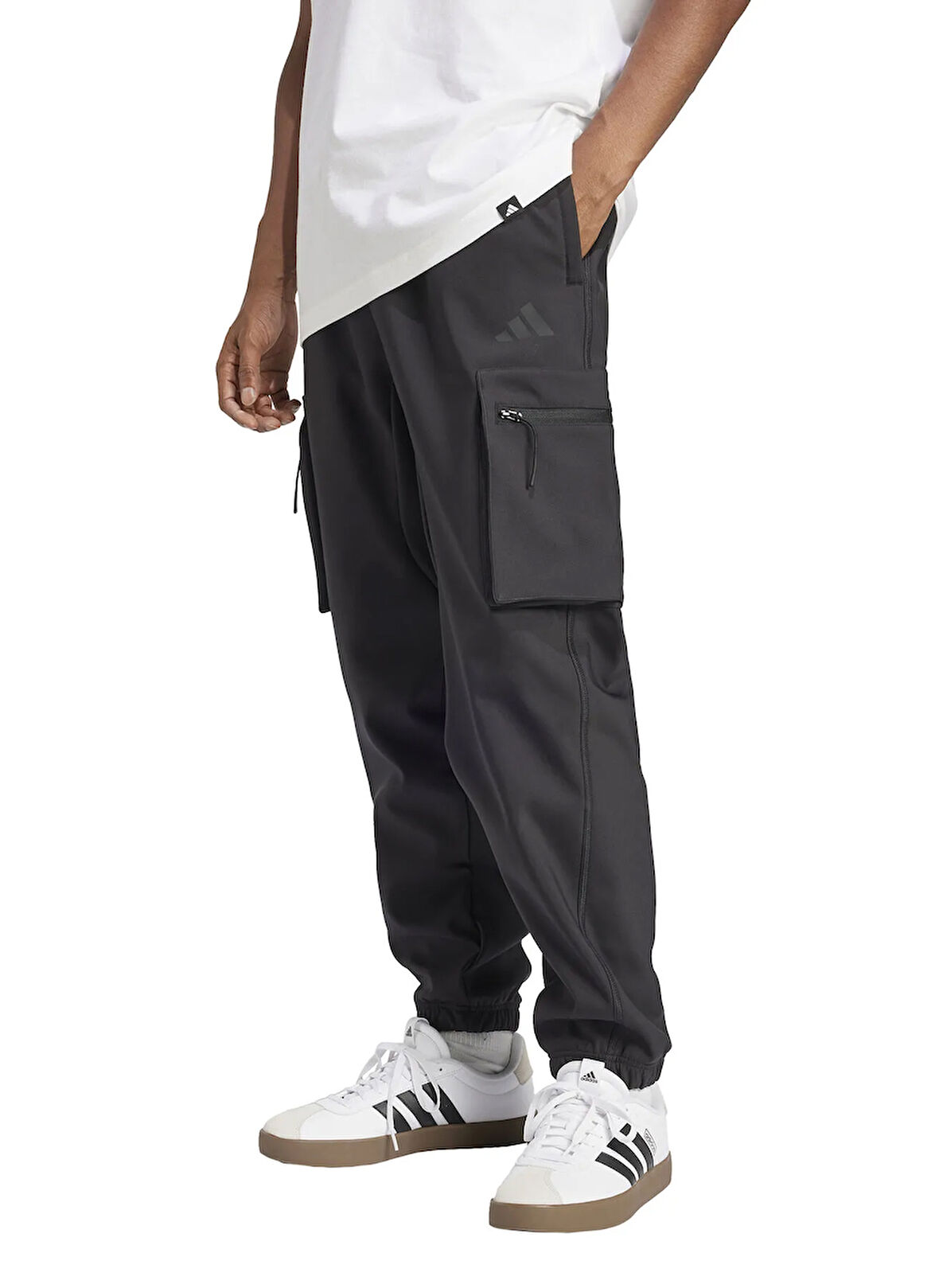 adidas JF3284 M CE Q1 PR C PT Siyah Lastikli Bel Regular Fit Düz Erkek Eşofman Altı