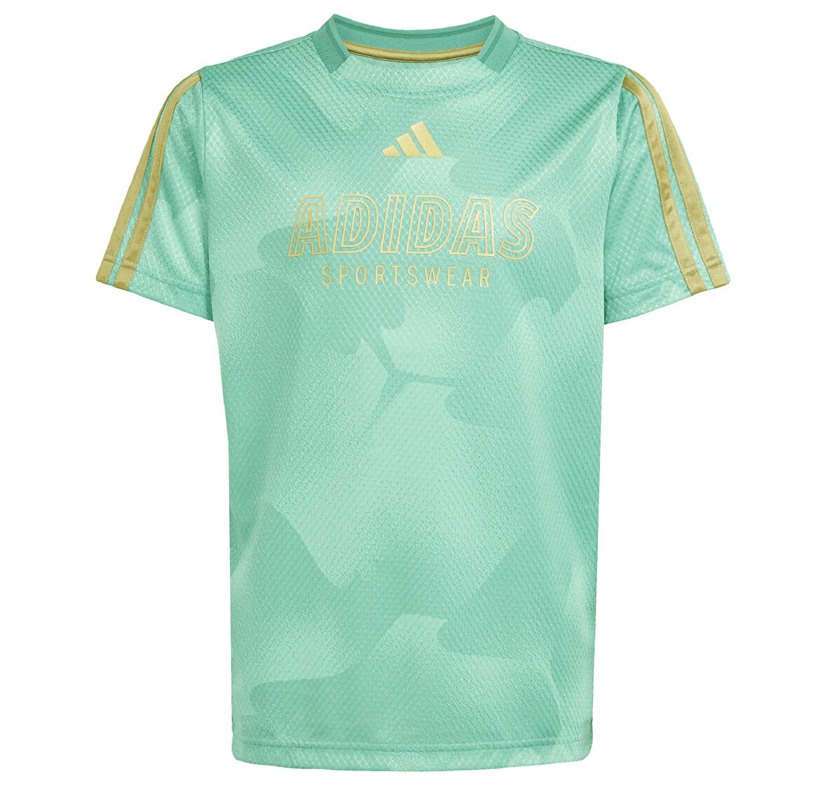JD0500-C adidas J Hot Cof Tee çocuk T-Shirt Yeşil