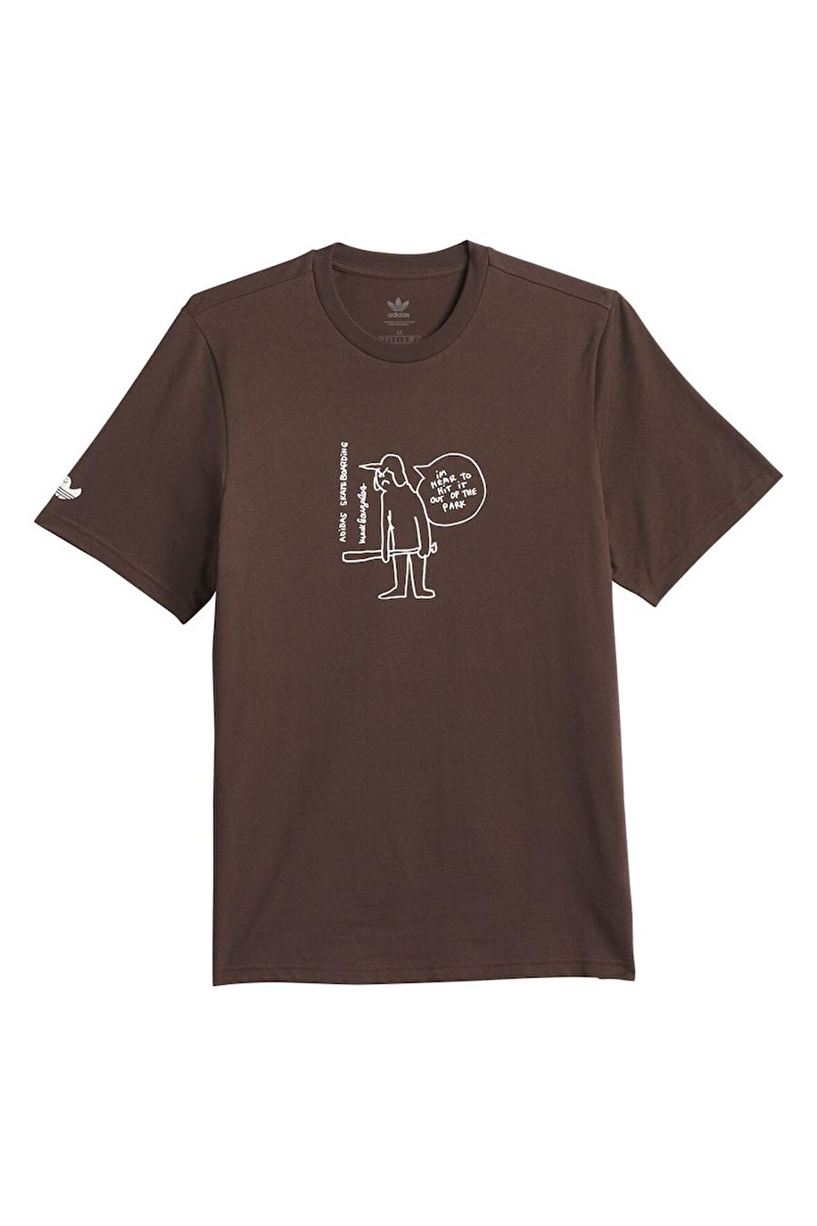 adidas Kahverengi Erkek   T-Shirt SHMOO G TEE 3 JC7651