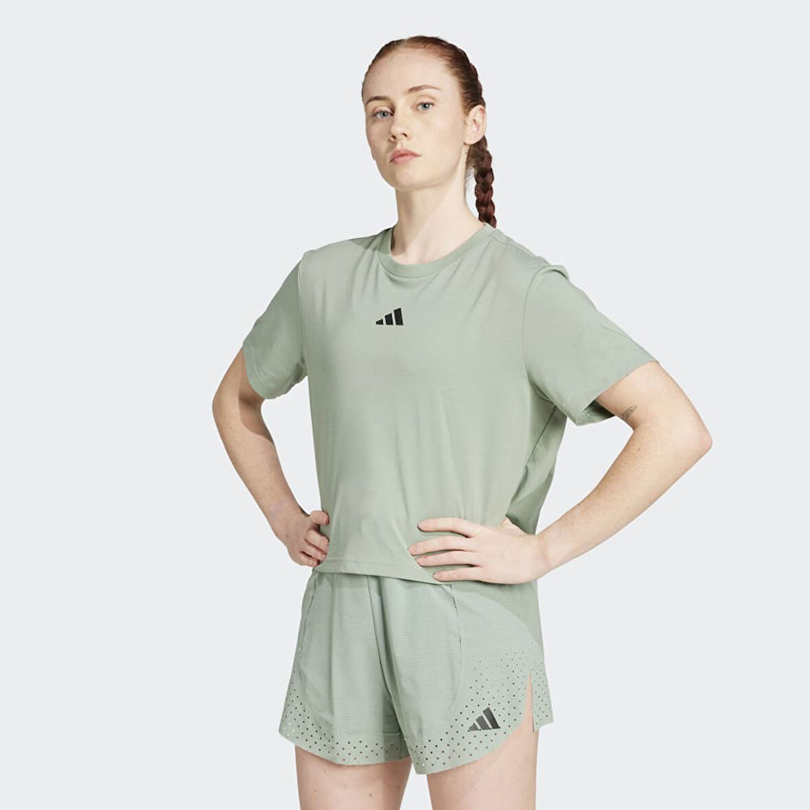 adidas JD8227 W HIIT G T Kadın T-Shirt