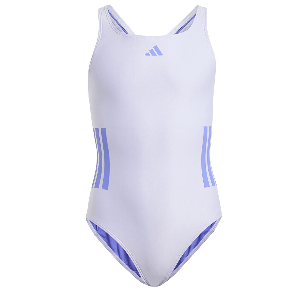 JN6588-C adidas 3S Bld Swımsuıt çocuk Mayo Mavi