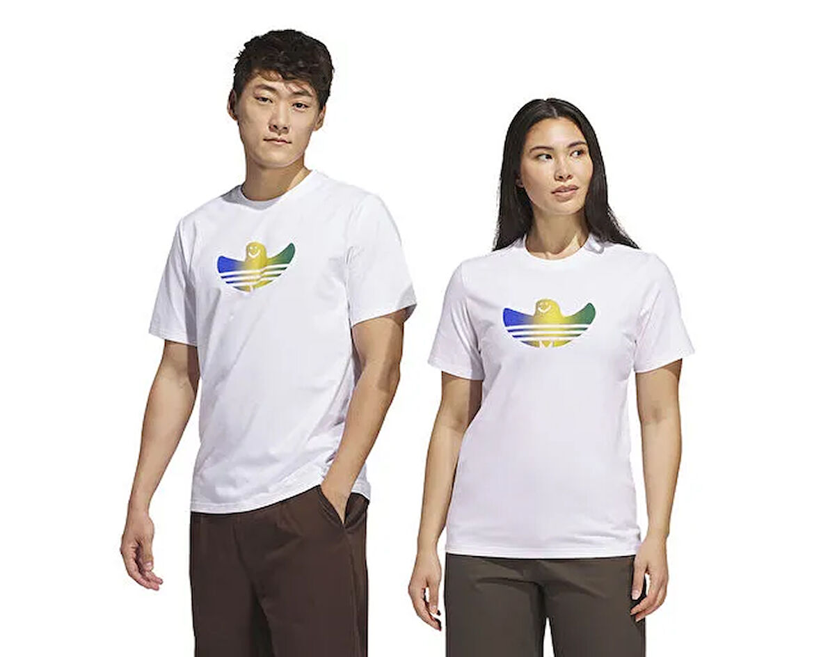 adidas SHMOO FILL TEE Unisex Günlük Tişört JC7760 Renkli