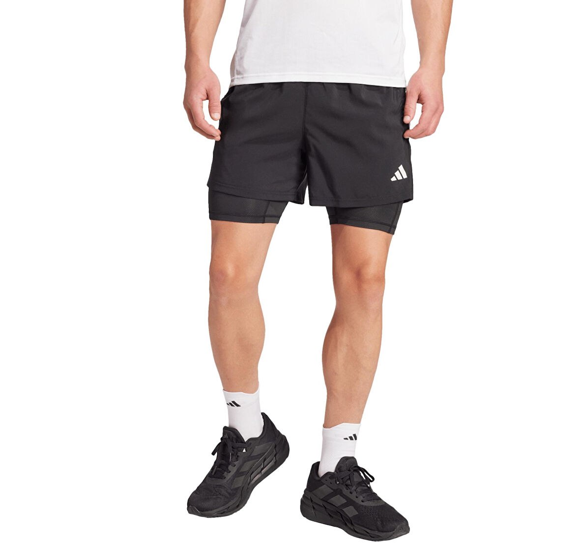 JN2670-E adidas Otr B 2In1 Ps M Erkek Şort Ve Kapri Siyah