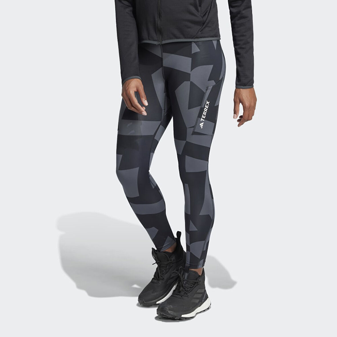 adidas JF1270 W MT TIGHTS AOP Kadın Spor Tayt