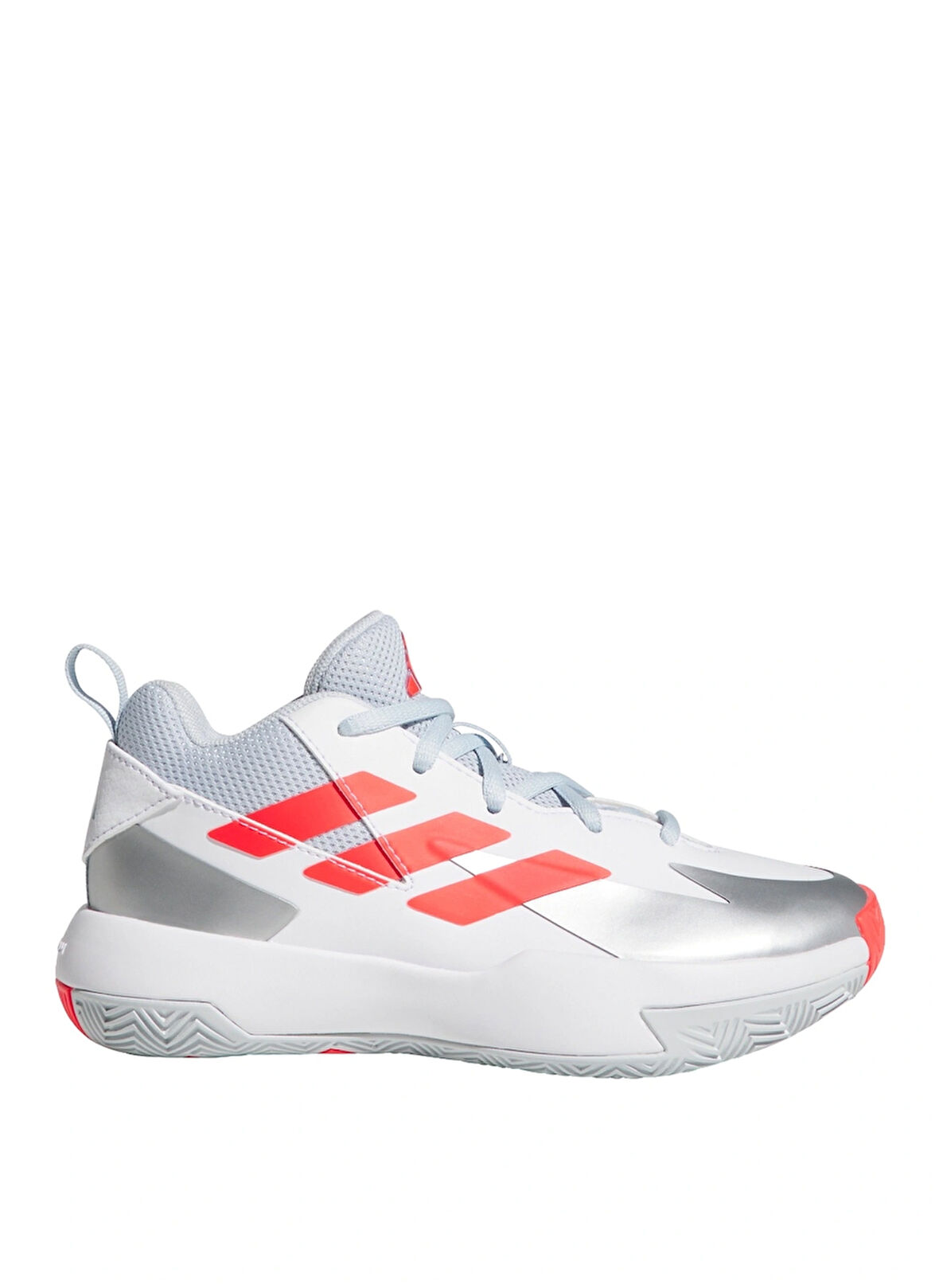 adidas Gri - Beyaz - Kırmızı Erkek Çocuk Basketbol Ayakkabısı JR2513-Cross Em Up Select C