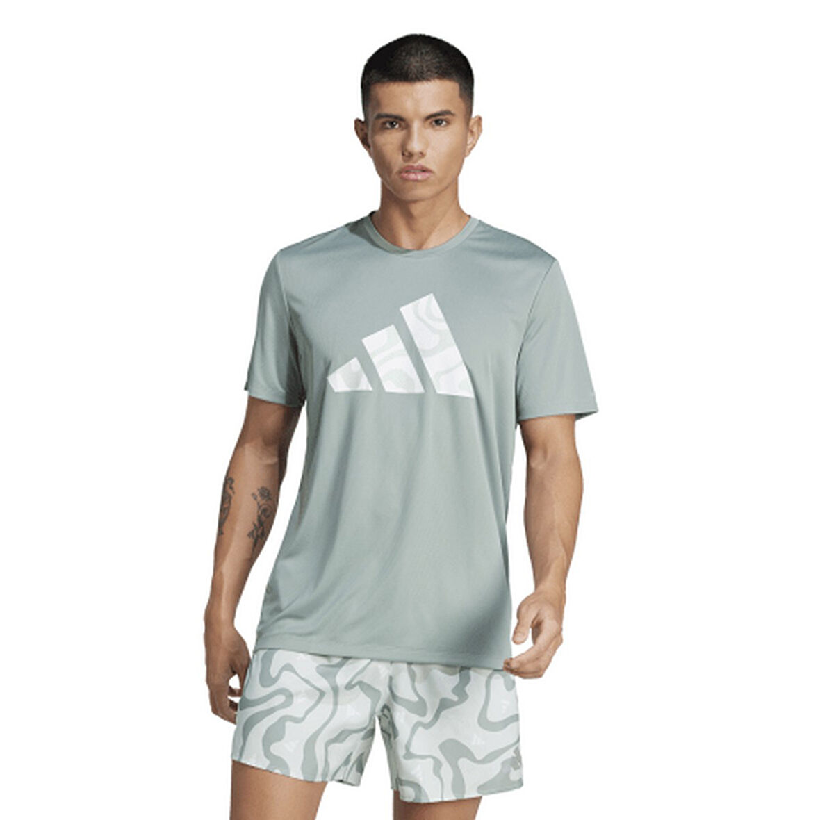 Adidas JD2334 Run It Bl M Erkek Spor Tişört