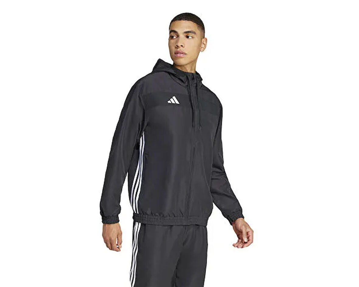 adidas Tiro Es W Hood Erkek Futbol Antrenman Ceketi JC5435 Renkli