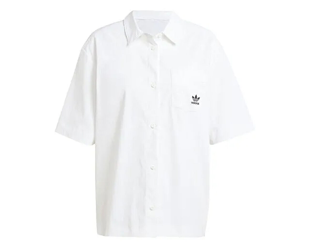 adidas Ess S Shirt Ls Kadın Günlük Gömlek JD1504 Mavi
