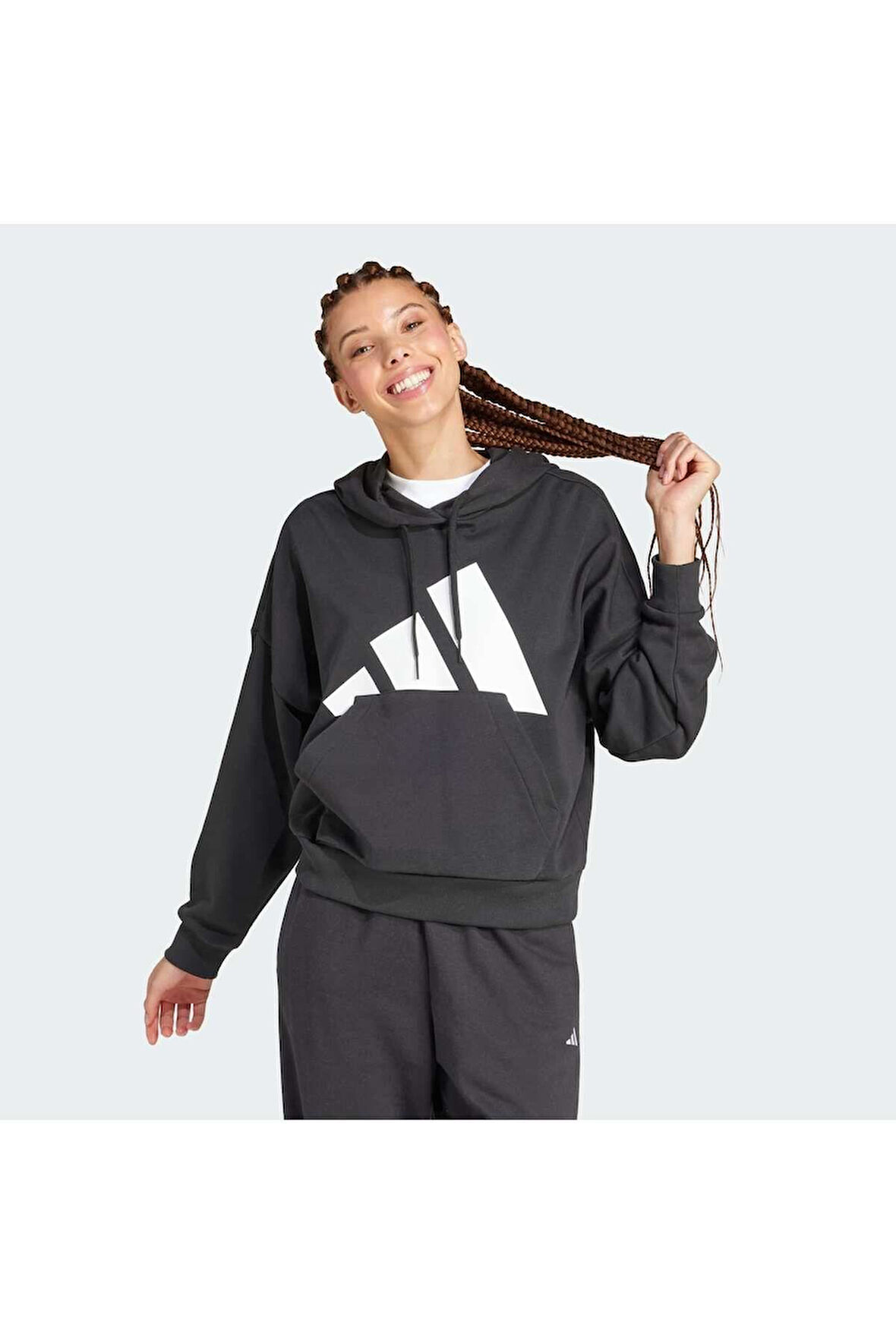 ADİDAS KADIN KAPÜŞONLU SWEATSHIRT W BL FT HD JN1845