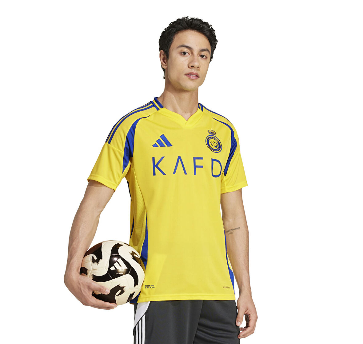 JP0459-E adidas Al Nassr Fc 24-25 Ronaldo Erkek Forma Sarı