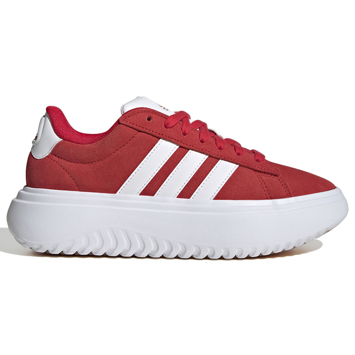 adidas GRAND COURT PLATFORM Kadın Kırmızı Spor Ayakkabı JS2950