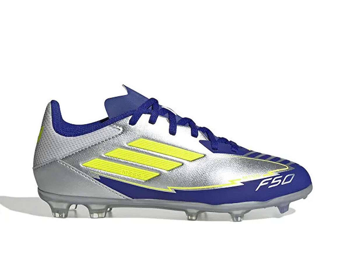 Adidas F50 League Fg/Mg J Messi Çocuk Çim Zemin Kramponu IH0924 Gri
