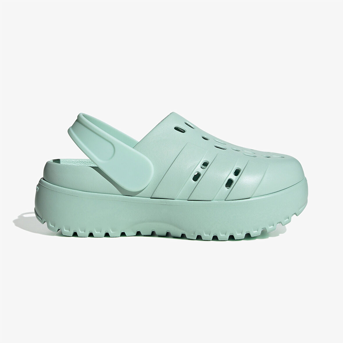 adidas Adilette Clog Platform Kadın Mavi Terlik