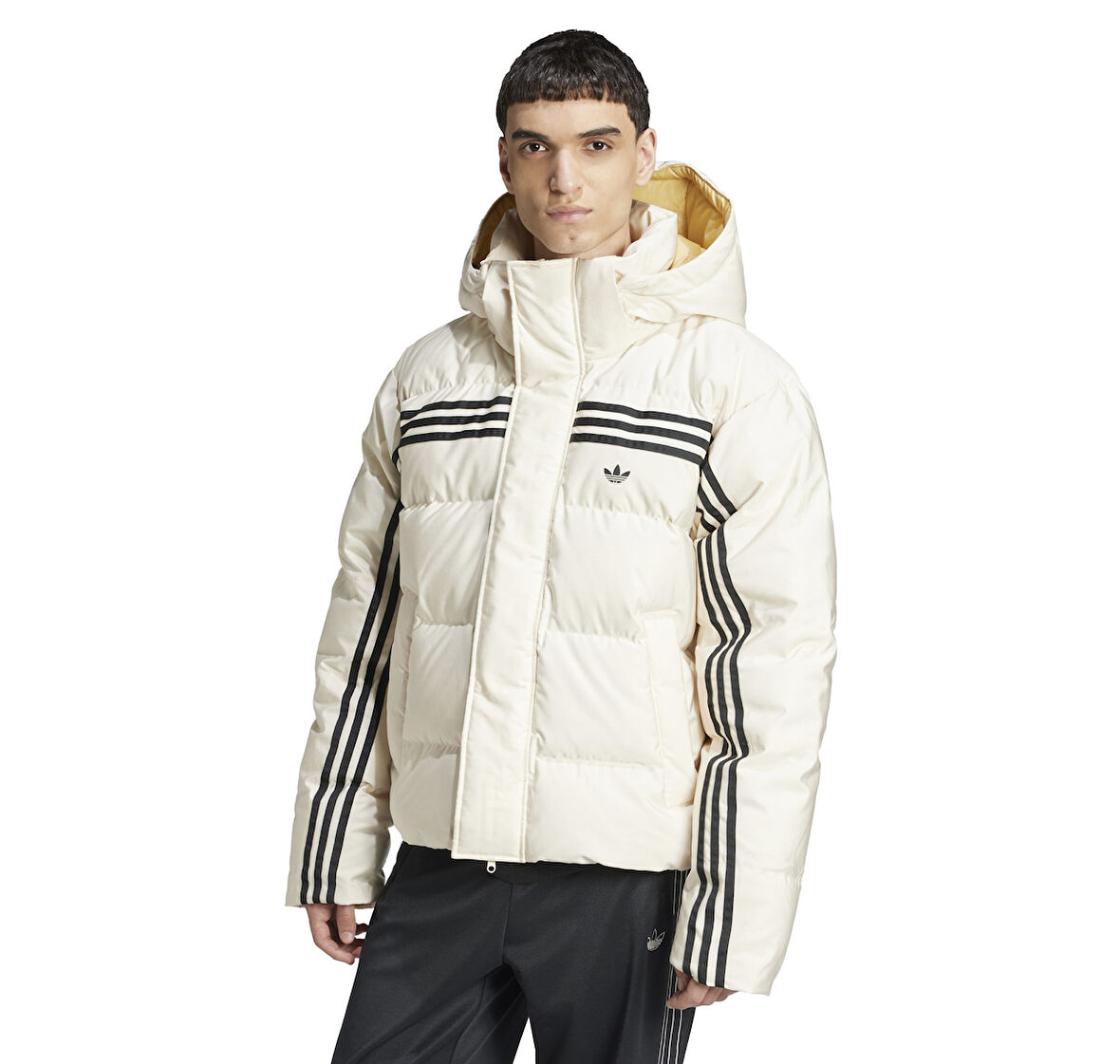 JN7476-E adidas Prem Puffer Jkt Erkek Mont Krem