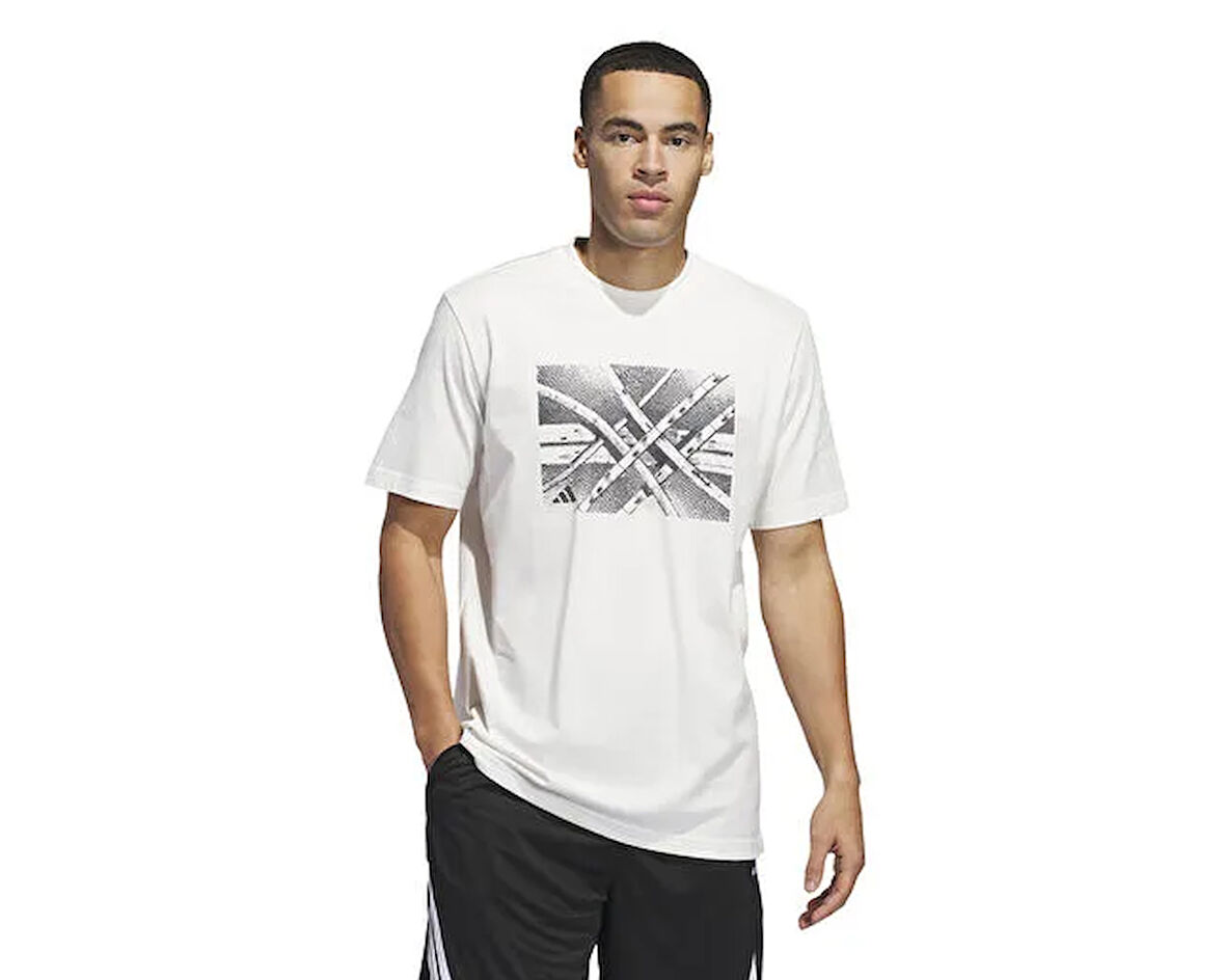 Adidas Hd Verb T Erkek Basketbol Tişörtü JI7118 Beyaz