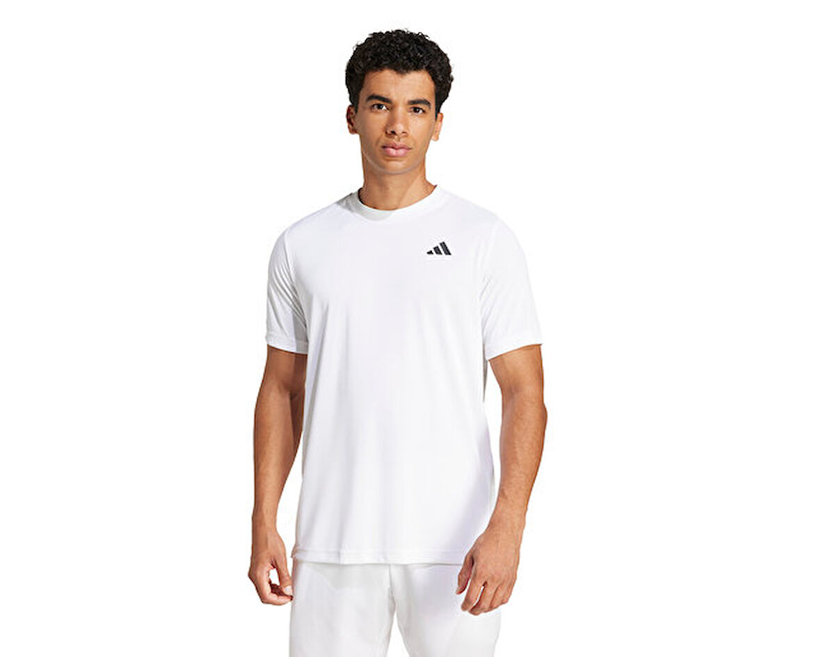 adidas Club Tee Erkek Tenis Tişörtü JD8639 Beyaz