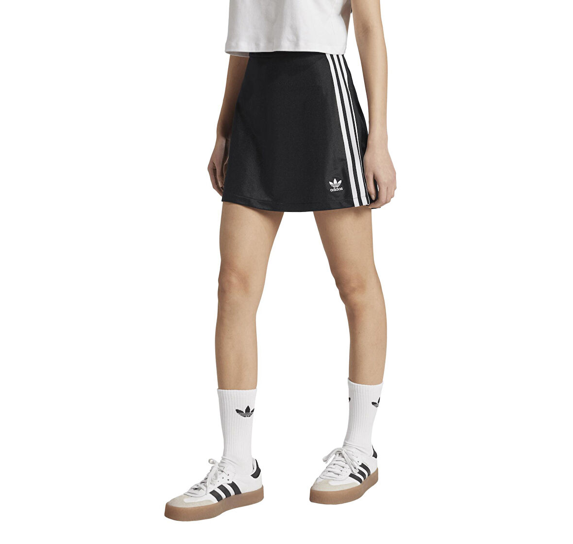 JD0281-K adidas 3S Mını Skırt Kadın Elbise - Etek Siyah