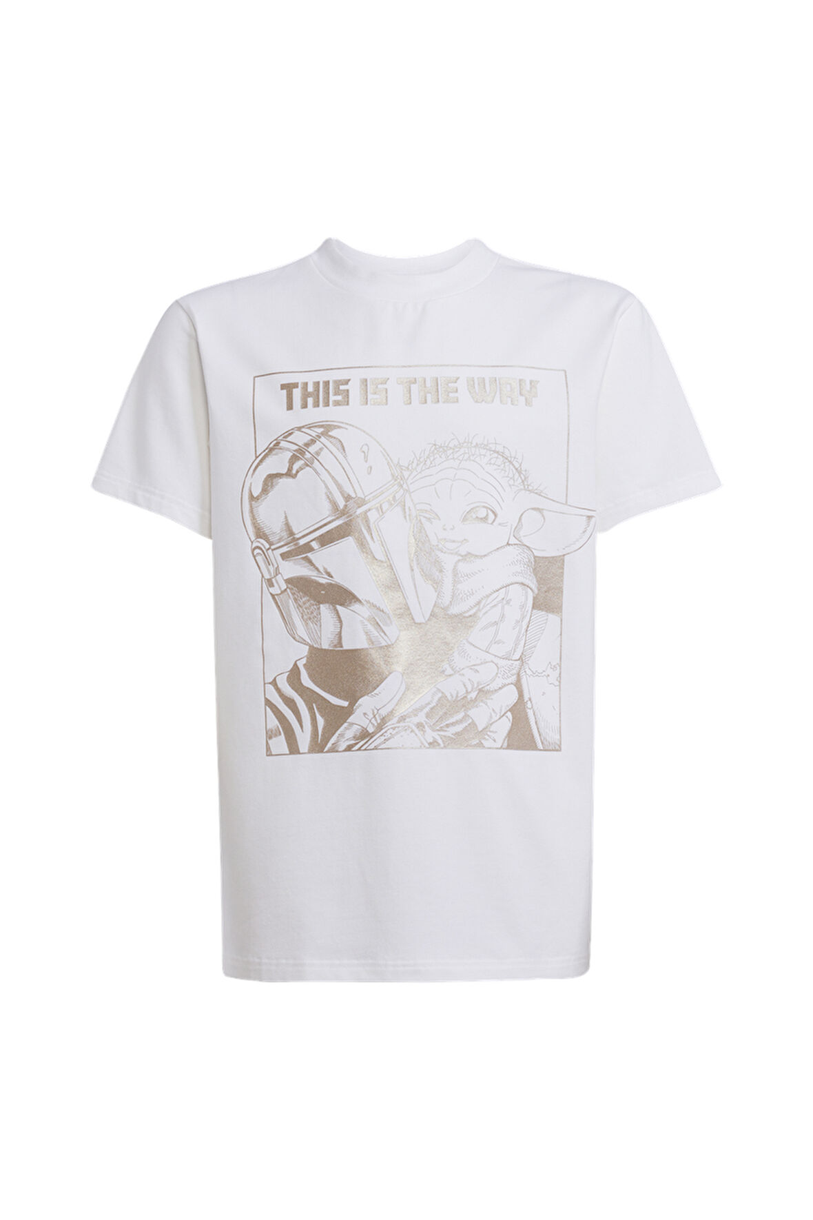 adidas Çocuk Beyaz  T-Shirt J SW MNDO GFX T JF3637