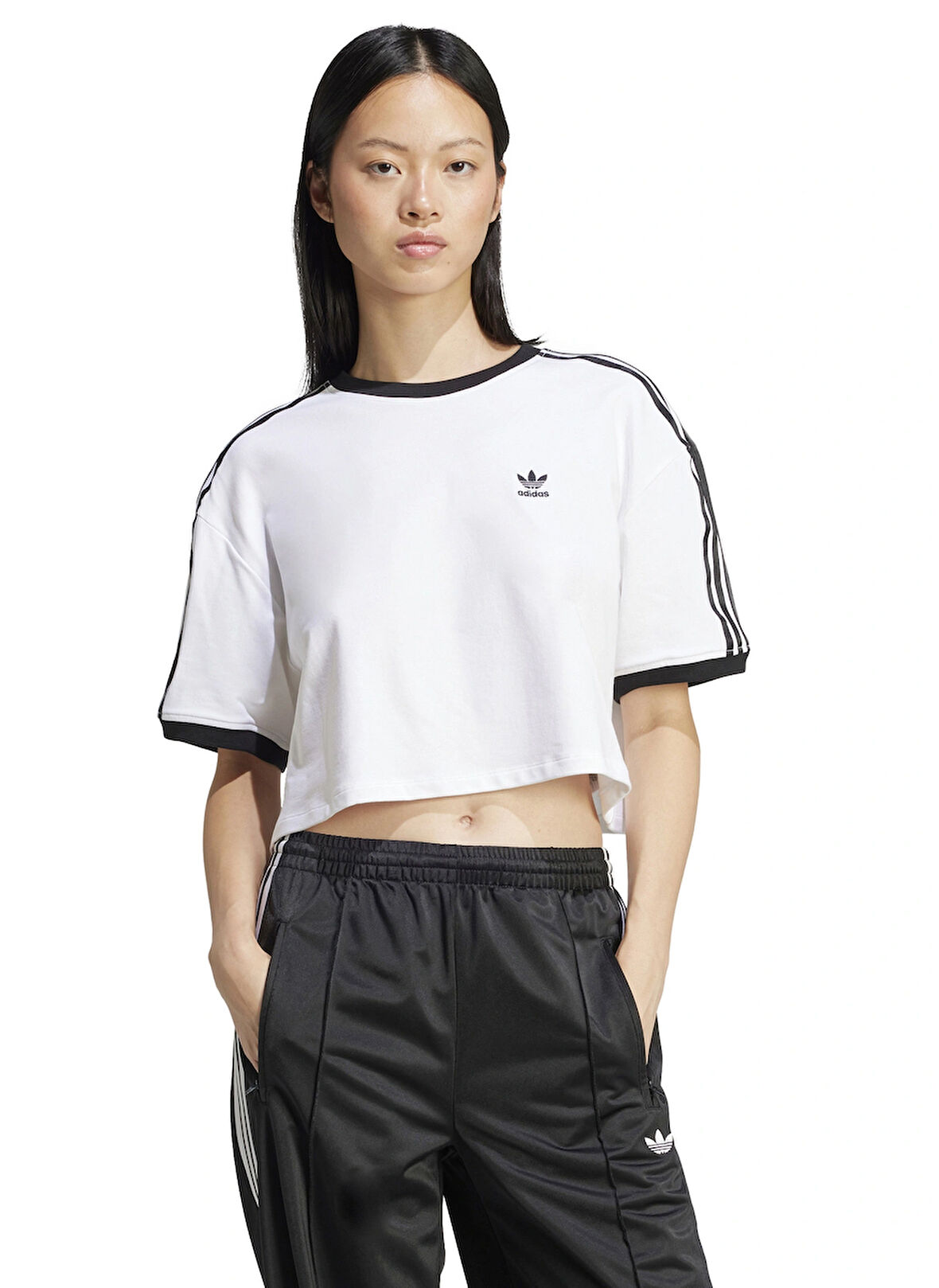 adidas T-Shirt, M, Beyaz