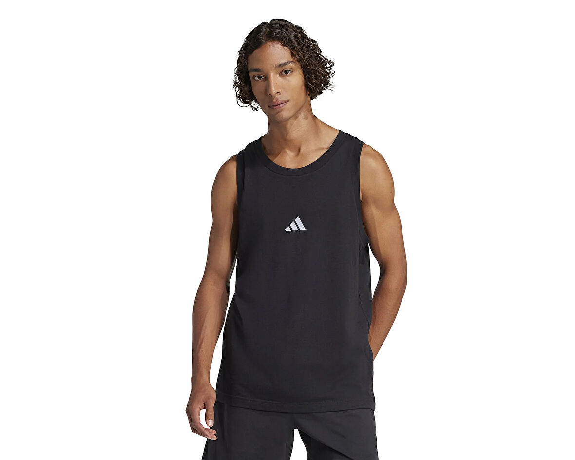 adidas M Sl Tank Erkek Spor Atlet JE8986 Siyah