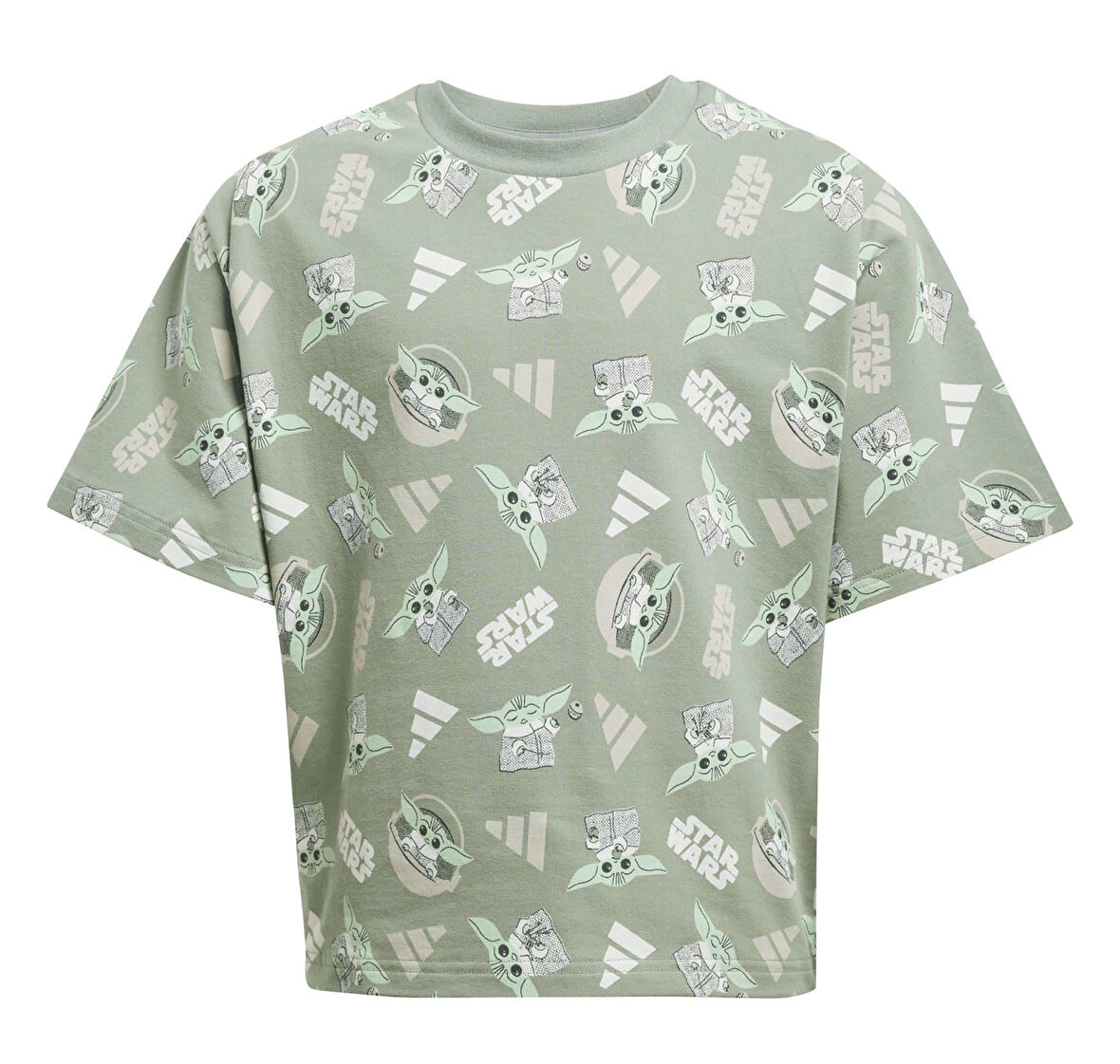 JF3650-C adidas Lk Sw Mndo T çocuk T-Shirt Haki