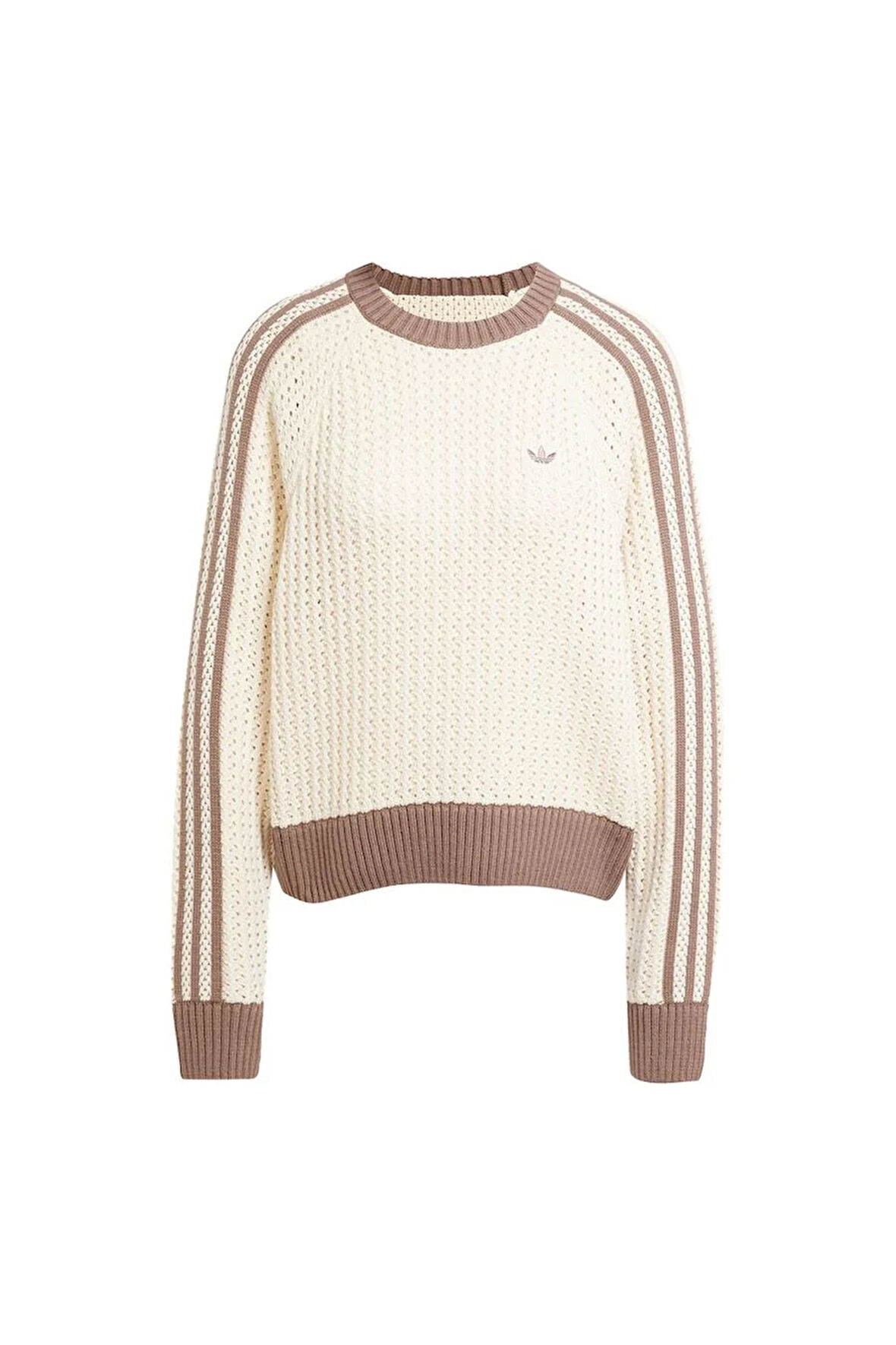 adidas Kadın  Beyaz  Sweatshirt KNITTED CREW JD0907