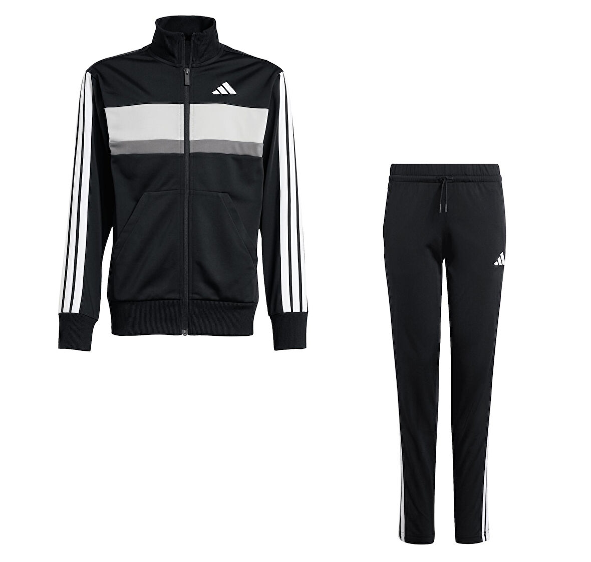 JY0509-C adidas J 3S Tıberıo Ts &amp;Ccedil;ocuk Eşofman Takımı Siyah