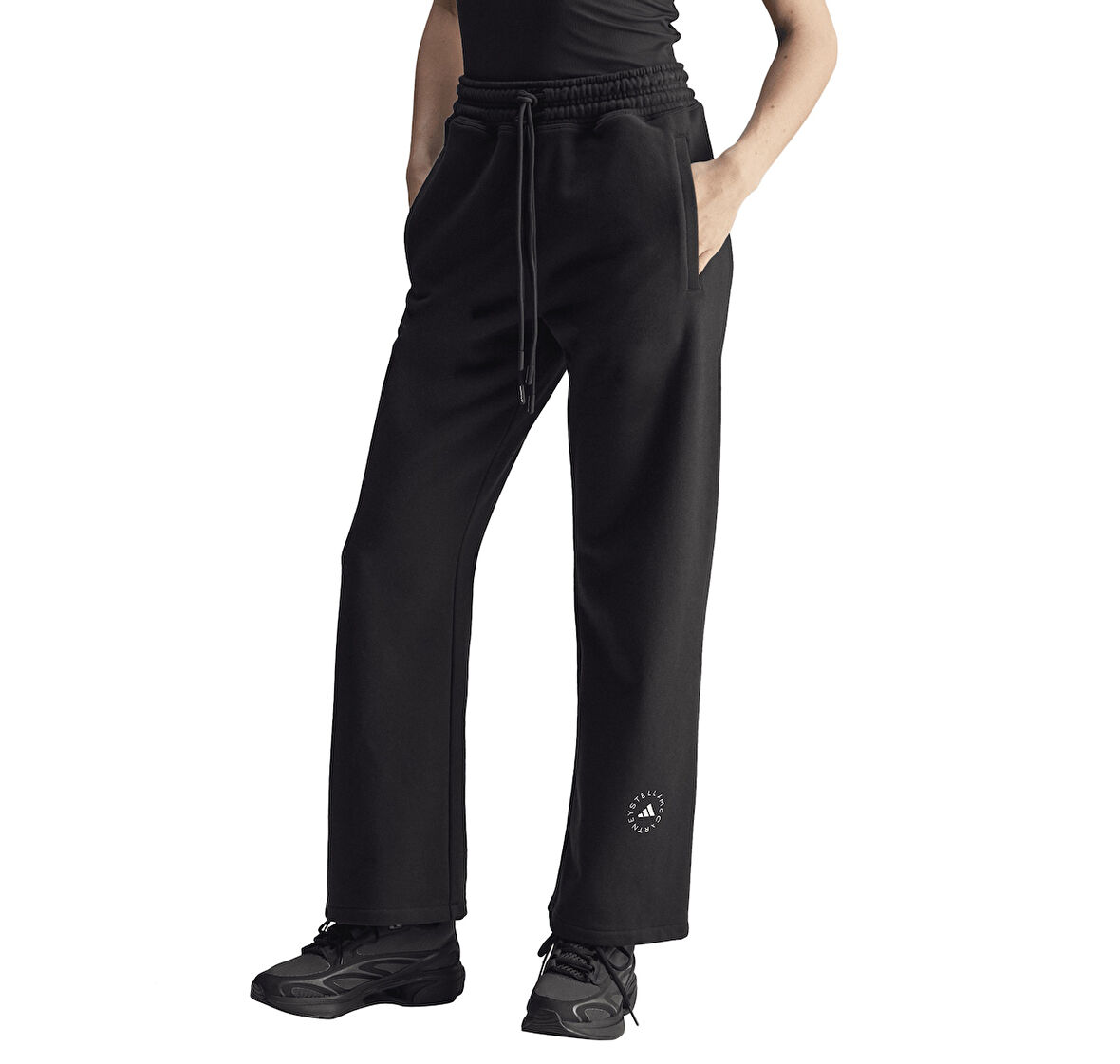 JJ0102-K adidas By Stella Mccartney Straıght Kadın Eşofman Altı Siyah