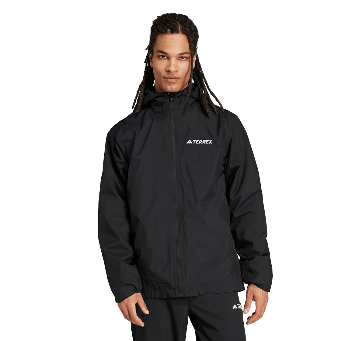 JM8697-E adidas Mt Ess 3In1 J Erkek Yağmurluk-R&amp;uuml;zgarlık Siyah