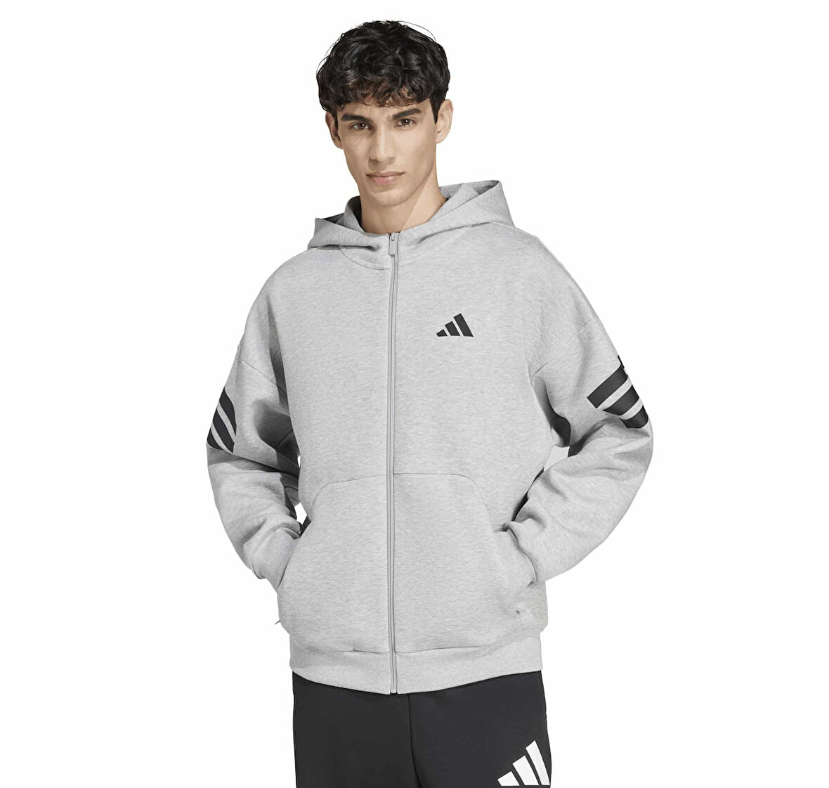 JD4828-E adidas M Fı 3S Fz Erkek Ceket Gri