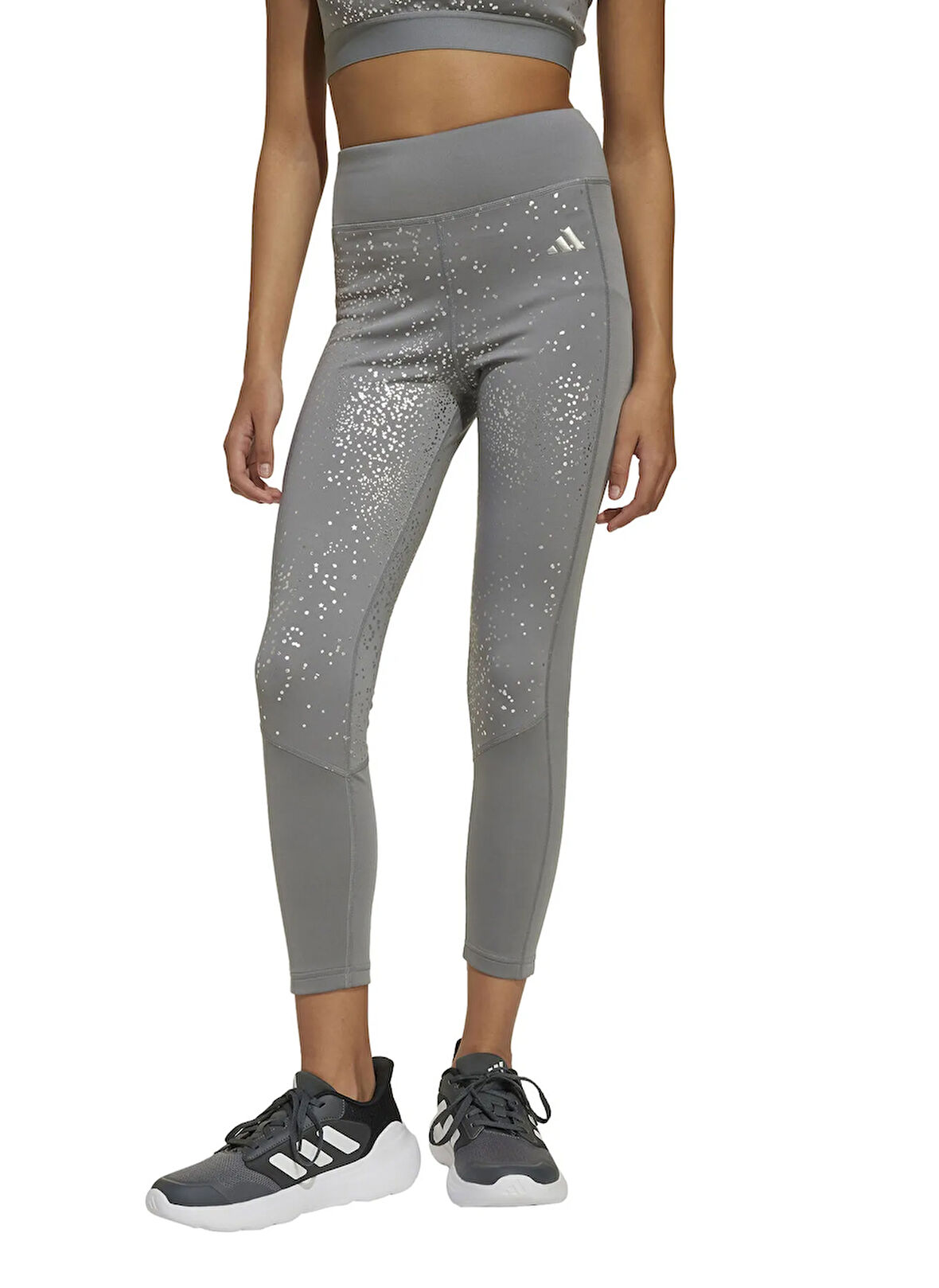 adidas Gri Kız Çocuk Tayt JC7439-JG OPT GL LEG