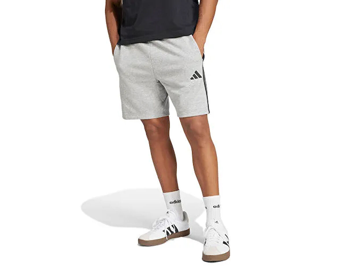 Adidas M 3S Ft Sho Erkek Günlük Şort JE6419Gri