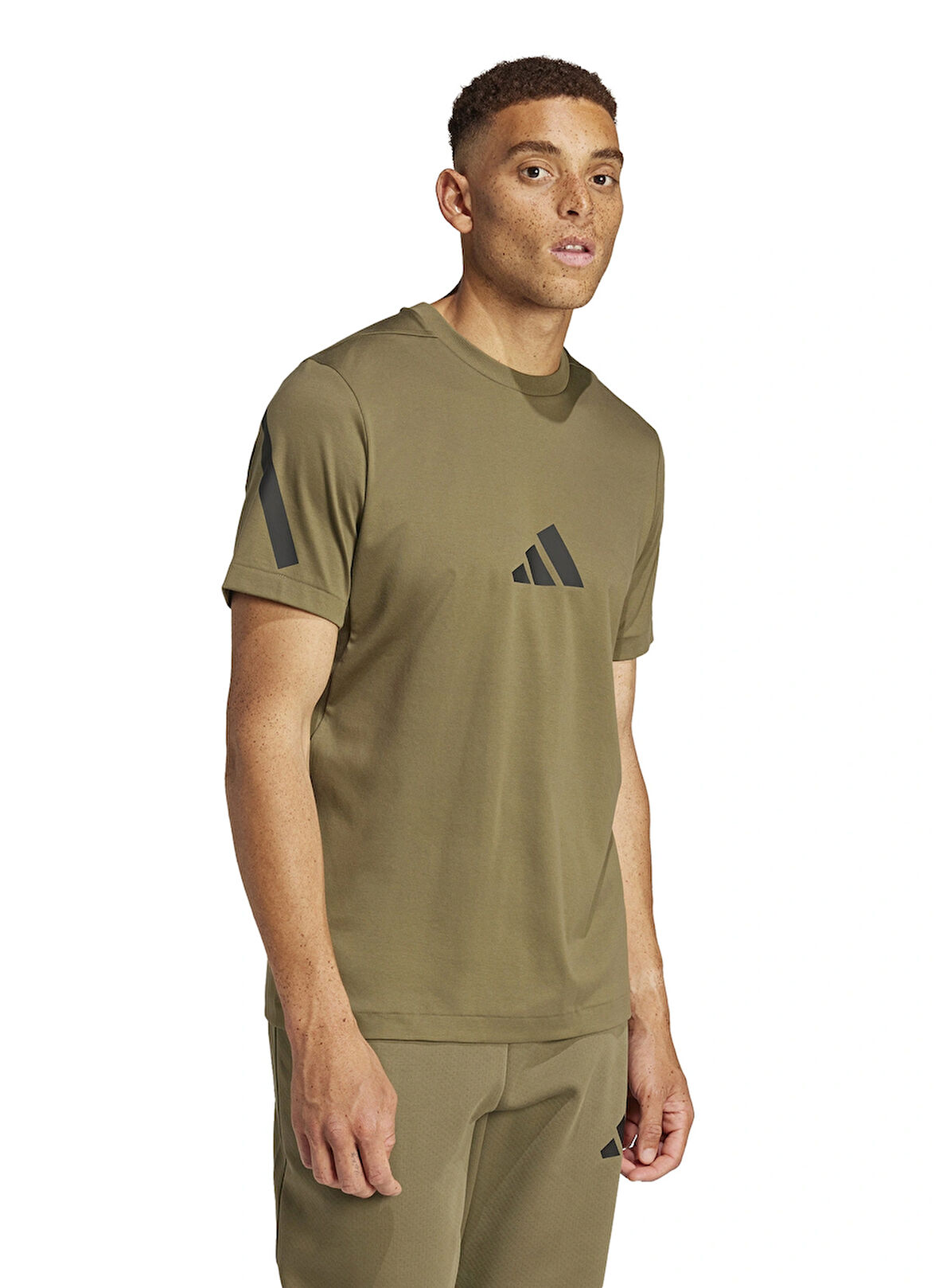 adidas T-Shirt, L, Haki