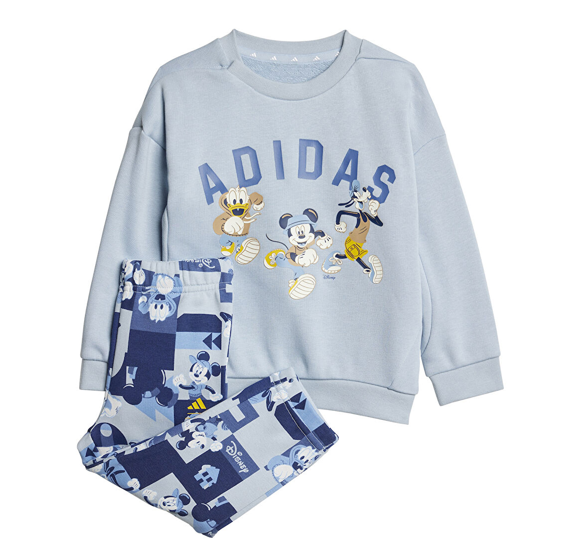 JD0374-B adidas X Disney Mickey Mouse Bebek Eşofman Takımı Açık Mavi