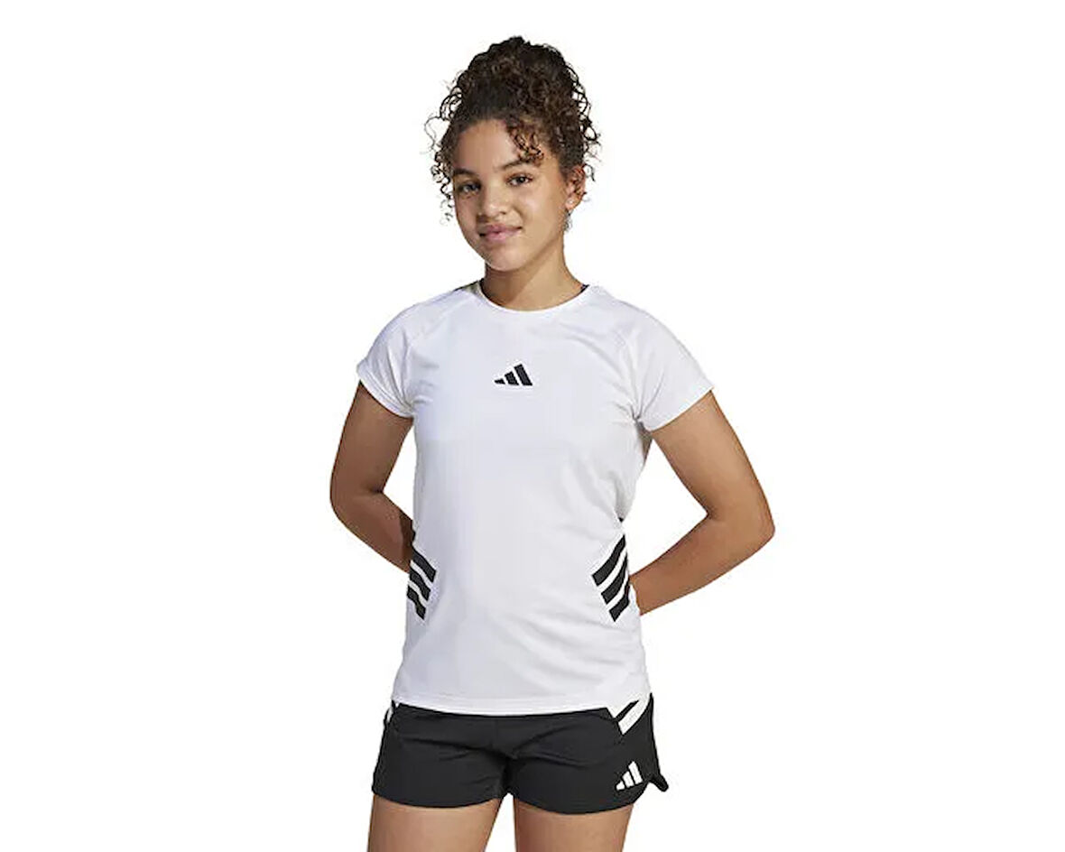 adidas Jg Spr Tee Çocuk Günlük Tişört JJ0996 Beyaz