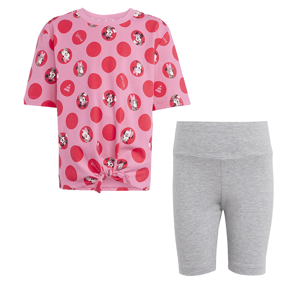 JF3646-B adidas Lg Dy Mı T Set Bebek T-Shirt Pembe
